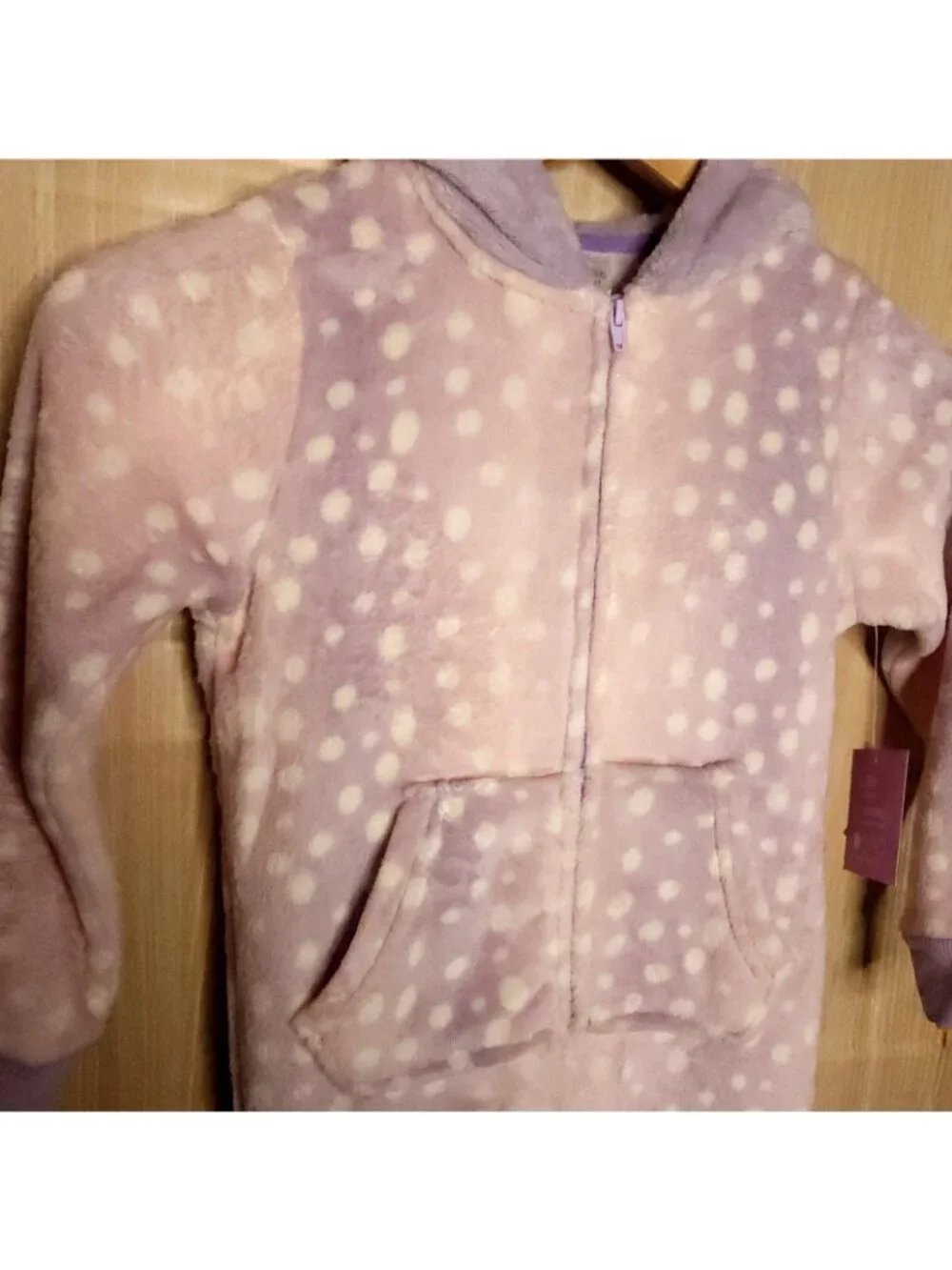 Dream Big New Purple Reindeer One Piece Footless Pajamas 4-5